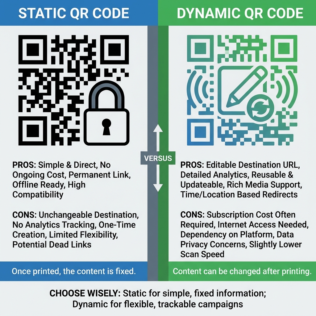 Static vs Dynamic QR Codes: Which Should You Choose?